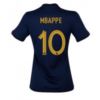 Maglie da calcio Francia Kylian Mbappe #10 Prima Maglia Femminile Mondiali 2022 Manica Corta